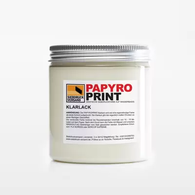 Farba na papier a kartón [číry lak]